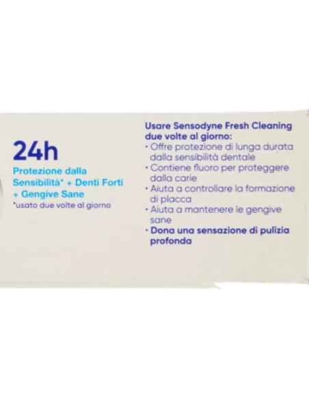 Sensodyne Dentifricio - 75ml - Fresh Cleaning - Con Tripla Azione Di Pulizia